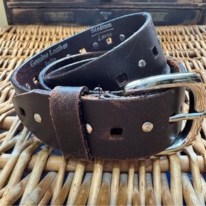 Men's Brown Leather Belt